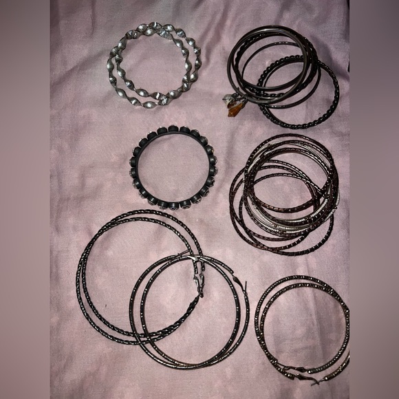 Bangle & Hoops Bundle - Picture 2 of 4